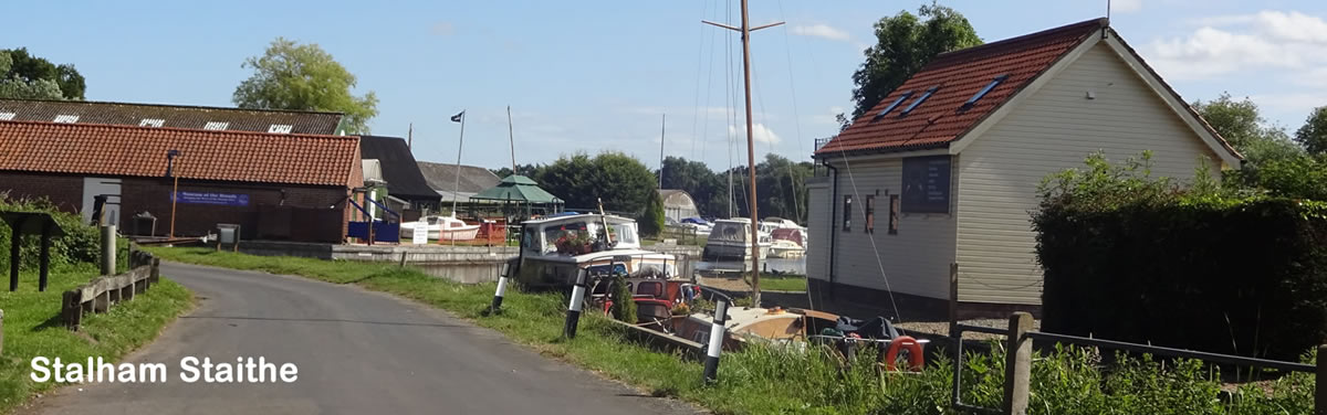 The moorings at Stalham Staithe